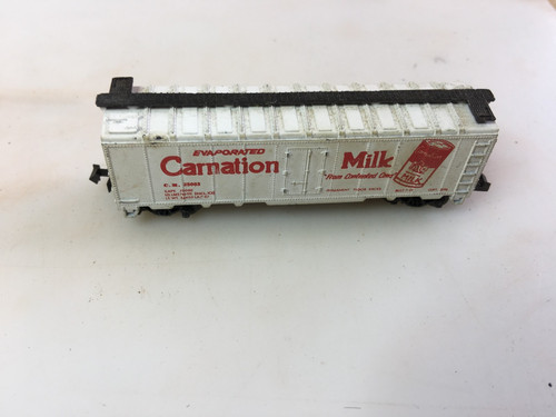 Trix carnation milk box car - car, cm