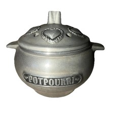 Vintage Pewter-toned Potpourri
