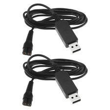 2x USB Shaver Charger Cable