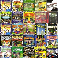 PC Games Arcade Classic Clearance Retro Joblot - CD in Sleeve 99p Each