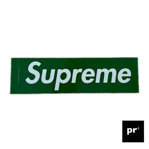 Supreme green box - green, logo
