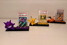 Novelty Pokemon Gengar Charizard Mew Graded Card Holder Stand Display PSA/ACE