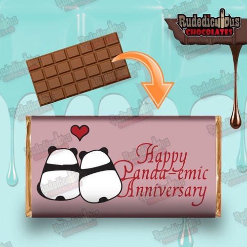 Rude chocolate bar wrapper - rude,