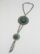 Vintage silver filigree slave