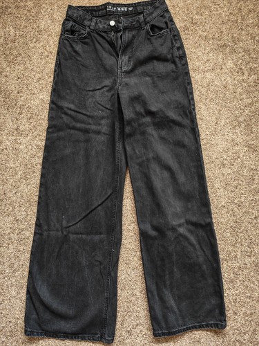 Black flared denim jeans size - denim, jeans.