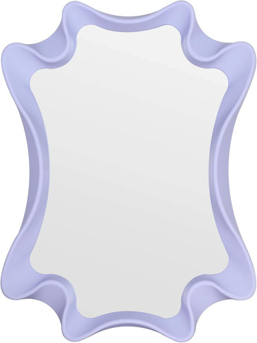 Irregular wall mirror wavy - irregular,