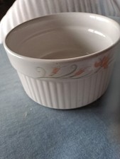 Simpsons Vintage Ovenstone Cookware Souffle Bowl 6.5" Diameter