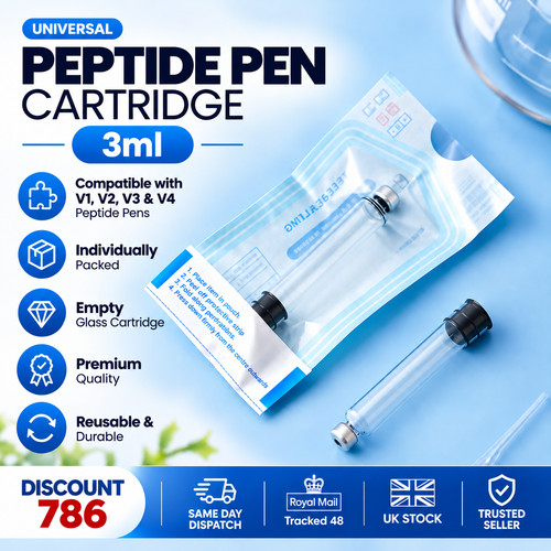 3ml empty glass cartridge - cartridge, for