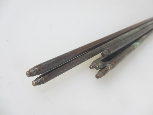 Antique brass stair rods - brass,
