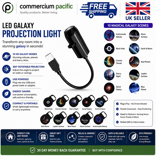 Led galaxy projector - led,