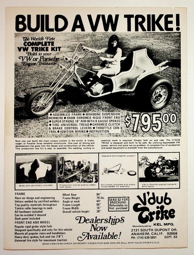 Dub trike porsche kit - v'dub,