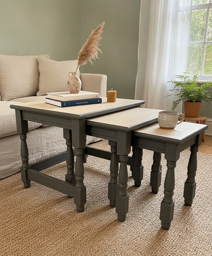 Nest tables charcoal - nest, of