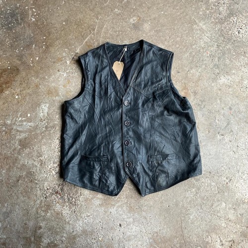 Vintage black leather - vintage,