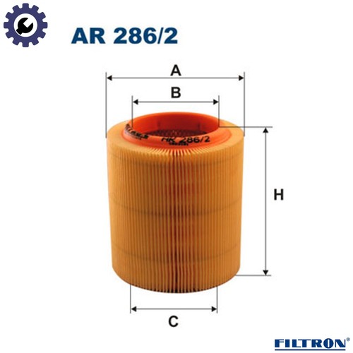 Air filter 286 for land - ar,