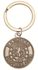 RANGERS FC METAL READY CREST KEYRING CAR KEYCHAIN KEY RING RFC CLUB GIFT