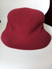 Kangol Vintage Burgundy Bucket Hat 80s 90s Old School 