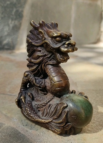 Chinese bronze dragon - chinese,