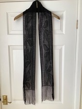 Vintage Long Skinny Black Lace