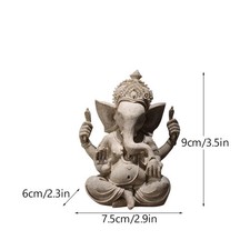Vilead Resin Indian Ganesha