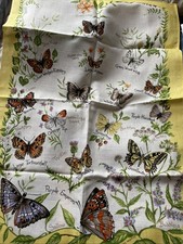 British Butterflies Linen / Cotton Vintage TeaTowel Order Unused