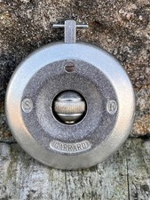 GARRARD ANTIQUE VINTAGE MANTEL MANTLE CLOCK PENDULUM 107g CHROME BOB TO RESTORE