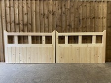 Wooden garden gates double - wooden,