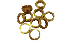 Kart Wheel Spacers For 17mm Stubs Gold Brand New Pack of Ten 6 x 10mm 4 x 5mm