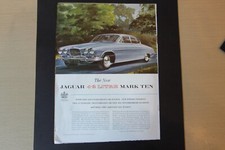 Original magazine advert: NEW JAGUAR 4.2 litre Mk 10 frame-ready wall-art 