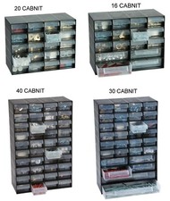 MULTI STORAGE DRAWER CABINET UNIT NAIL SCREW CRAFT BITS ORGANISER HOME GARAGE