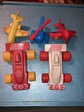5 Vintage Viking Plastic Toys