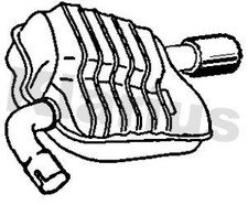 Rear Muffler Exhaust Silencer