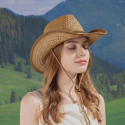 Sunscreen straw hat western - sunscreen,