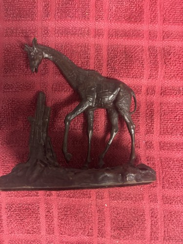Bronze franklin giraffe 1976 - franklin,