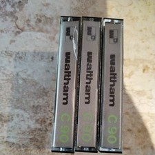Waltham  C-90  blank Cassette Tapes (3)