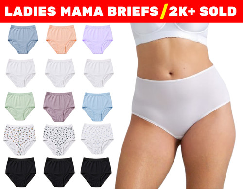 Pack ladies briefs - 12,
