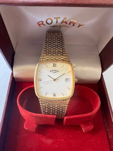 Rotary watch mens gold - rotary, tone