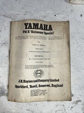 YAMAHA FS1-E Sixteener Special Owners Workshop Manual