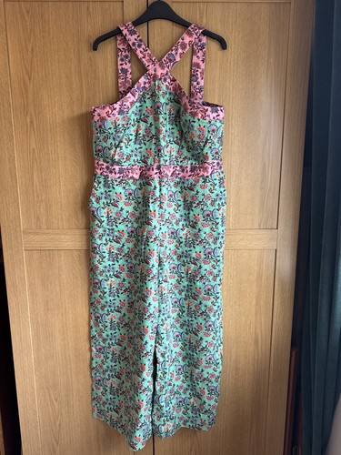 Boden jumpsuit size green - boden, 14