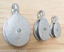 Cast iron Galvanized Awning PulleyWashing Line Rope Hook Wheel Wire Robe Cable