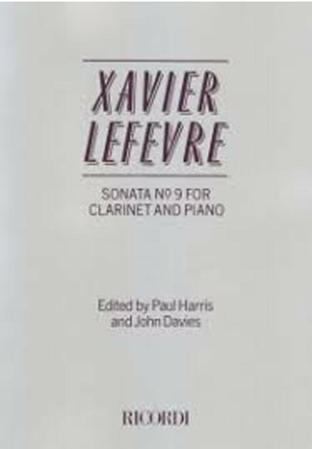 Xavier lefevre sonata for - lefevre, 9