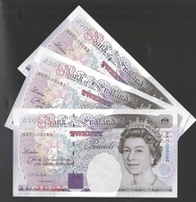 B371 KENTFIELD 1991 TWENTY POUND £20 BANKNOTE -  SELECT YOUR NOTE