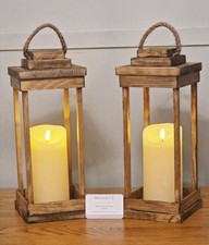 Rustic Handmade Wooden Lantern