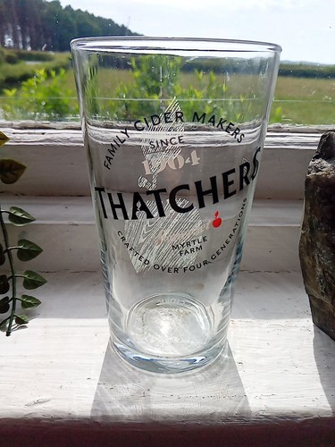Thatchers pint glass - thatchers,