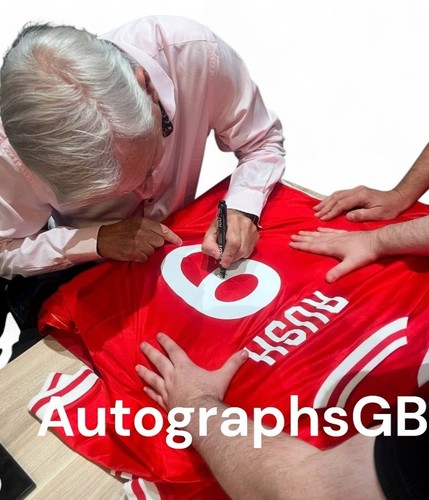 Ian rush signed - signed, liverpool