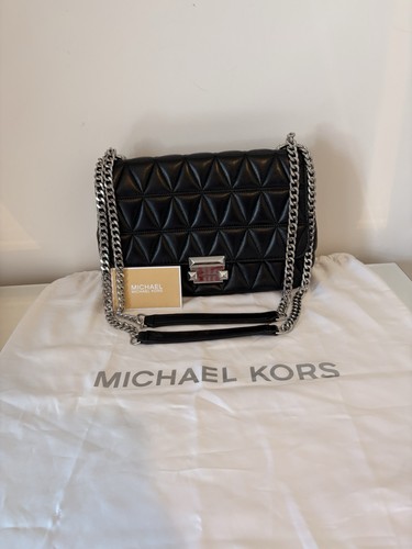 Black quilted authentic - black,