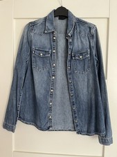 Topshop Denim Shirt Jacket Women’s Size 10