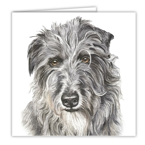 Scottish deerhound greetings - scottish,