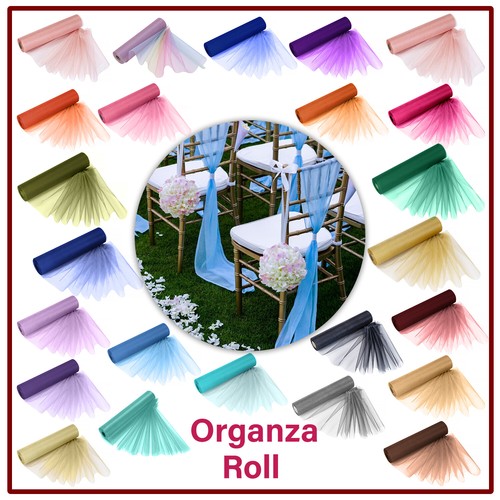 25m organza roll fabric - roll,