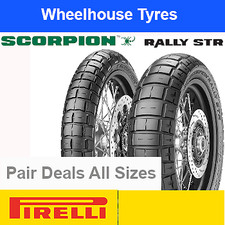 Pirelli Scorpion Rally STR Motorcycle Tyre Pair Deal