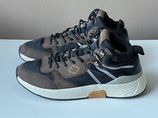 REPLAY Men’s Black/Brown Mid Top Trainers EU 42